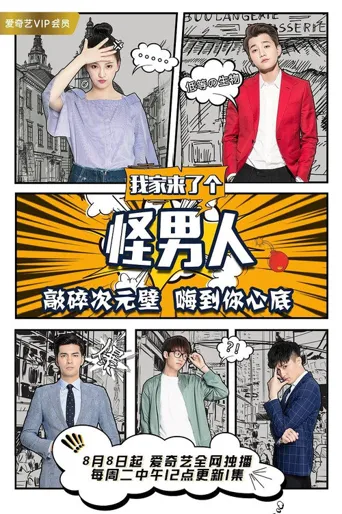 我家来了个怪男人海报