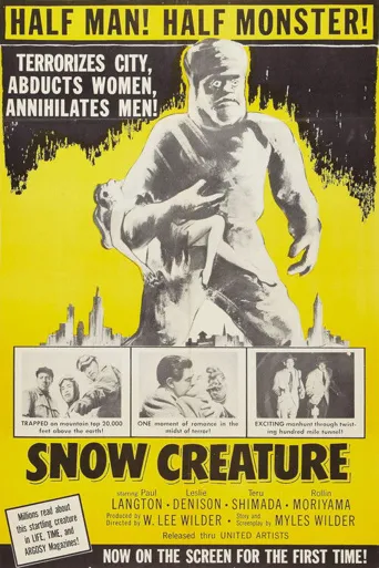 喜马拉雅的雪怪海报