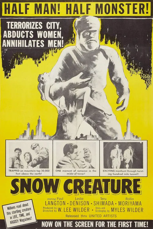 喜马拉雅的雪怪海报