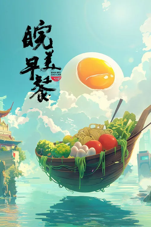 皖美早餐海报