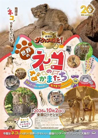 电影版达尔文来了！世界各地的大猫海报