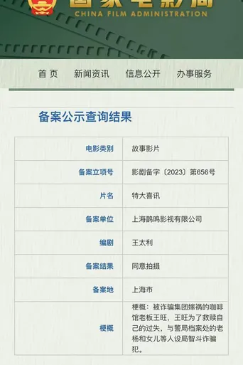 特大喜讯海报