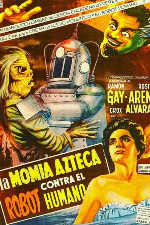 La momia azteca contra el robot humano海报