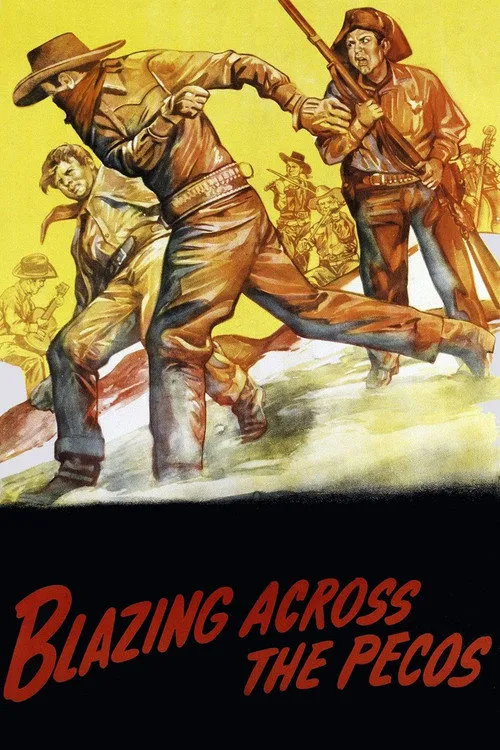 Blazing Across the Pecos海报