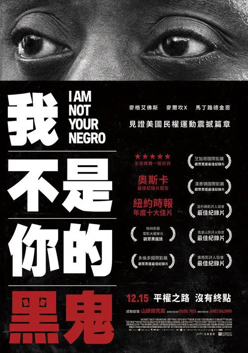 我不是你的黑鬼海报