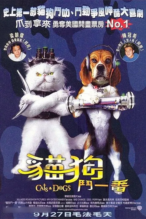 猫狗大战海报