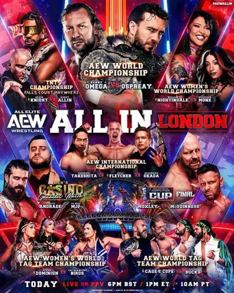 全精英摔角 All In London 2026海报