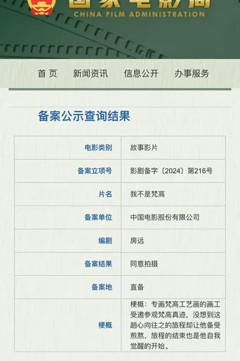我不是梵高海报