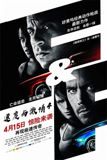 速度与激情4海报